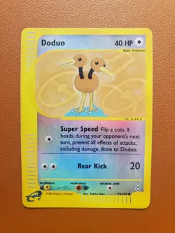 Doduo 73/147 Aquapolis Reverse Holo Pokemon Card NM / LP - Image 1