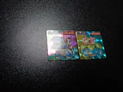 Pokemon GB Pocket Mini Card Prism Holo x2 Blastoise & Venusaur #5741 PLAY - Image 2