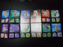 Pokemon Card Coris Promo Non Holo Sticker x4 Gyarados Tyranitar Ditto etc #3947 - Image 1