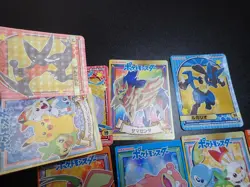 Pokemon Card Marumiya Holo Sticker x15 Pikachu Garchomp Flygon etc #4444 - Image 3