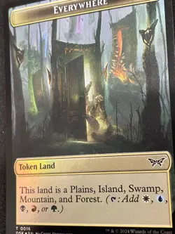 Everywhere - Token Land - Duskmourn Foil x1 #16 - NM plus x1 Bonus Token! - Image 2