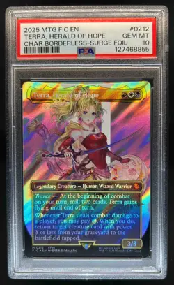 2025 Magic Final Fantasy Terra Herald Hope BL SF Commander Surge Foil 212 PSA 10 - Image 1