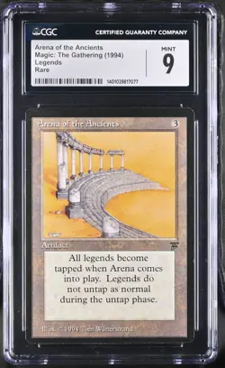 ARENA OF THE ANCIENTS Legends Rare CGC 9 MTG [Nostalgium] - Image 1