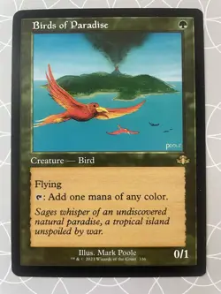Birds of Paradise (Retro) - Dominaria Remastered English MTG NM Rare - Image 1