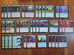MTG Binder Collection Lot 2 Final Fantasy Decks Tifa Cloud Limit Break Commander - Image 2
