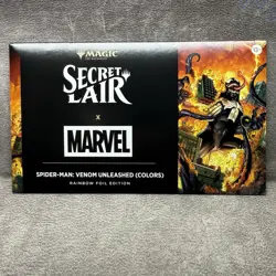 MTG Secret Lair x Spider-Man: Venom Unleashed (Colors) Rainbow Foil - SLD New - Image 1