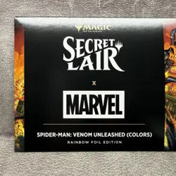 MTG Secret Lair x Spider-Man: Venom Unleashed (Colors) Rainbow Foil - SLD New - Image 3
