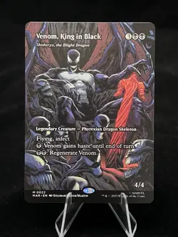 MTG Spider-Man Venom, King In Black Borderless Mythic Non-Foil M0022 - Image 1
