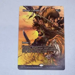 Hunter's Insight (Borderless) Marvel Universe Eternal-Legal MTG NM - Image 1