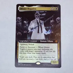 Mister Negative (Extended Art) Marvel's Spider-Man MTG NM - Image 1