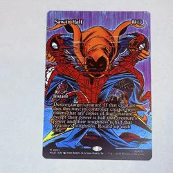 Saw in Half (Borderless) Marvel Universe Eternal-Legal MTG NM - Image 1