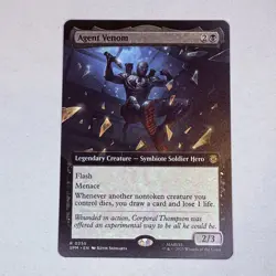 Agent Venom (Extended Art) Marvel's Spider-Man MTG NM - Image 1
