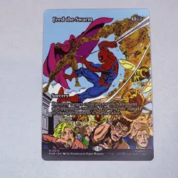 Feed the Swarm (Borderless) Marvel Universe Eternal-Legal MTG NM - Image 1