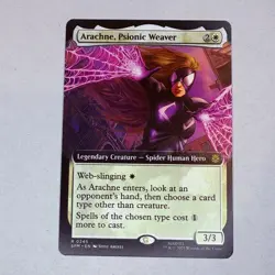 Arachne, Psionic Weaver (Extended Art) Marvel's Spider-Man MTG NM - Image 1
