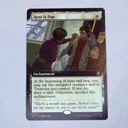 Rent Is Due (Extended Art) Marvel's Spider-Man MTG NM - Image 1