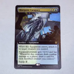 Biorganic Carapace (Extended Art) Marvel's Spider-Man MTG NM - Image 1