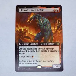 Ultimate Green Goblin (Extended Art) Marvel's Spider-Man MTG NM - Image 1