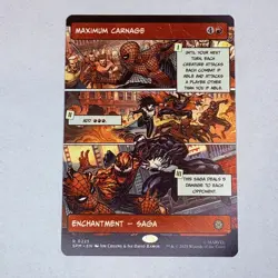 Maximum Carnage (Borderless) Marvel's Spider-Man MTG NM - Image 1