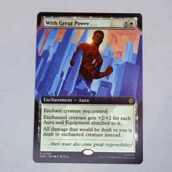 With Great Power... (Extended Art) Marvel's Spider-Man MTG NM - Image 1