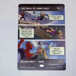 The Death of Gwen Stacy (Borderless) Marvel's Spider-Man MTG NM - Image 1