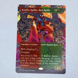 Scarlet Spider, Ben Reilly (Borderless) Marvel's Spider-Man MTG NM - Image 1