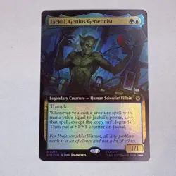 Jackal, Genius Geneticist (Extended Art) Marvel's Spider-Man Foil MTG NM - Image 1