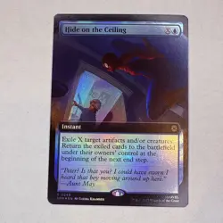Hide on the Ceiling (Extended Art) Marvel's Spider-Man Foil MTG NM - Image 1