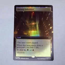 Oscorp Industries (Extended Art) Marvel's Spider-Man Foil MTG NM - Image 1