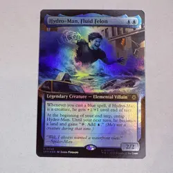 Hydro-Man, Fluid Felon (Extended Art) Marvel's Spider-Man Foil MTG NM - Image 1