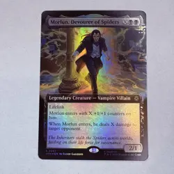 Morlun, Devourer of Spiders (Extended Art) Marvel's Spider-Man Foil MTG NM - Image 1