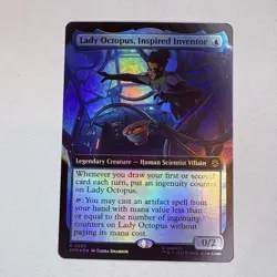 Lady Octopus, Inspired Inventor (Extended Art) Marvel's Spider-Man Foil MTG NM - Image 1