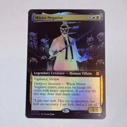 Mister Negative (Extended Art) Marvel's Spider-Man Foil MTG NM - Image 1
