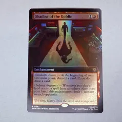 Shadow of the Goblin (Extended Art) Marvel's Spider-Man Foil MTG NM - Image 1