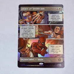 Origin of Spider-Man (Borderless) Marvel's Spider-Man Foil MTG NM - Image 1