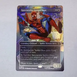 Spectacular Spider-Man (Borderless) Marvel's Spider-Man Foil MTG NM - Image 1