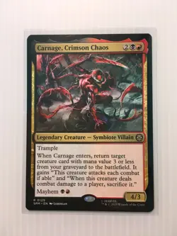 MTG Carnage, Crimson Chaos 125 Regular Rare Marvel Spider-Man - Image 4