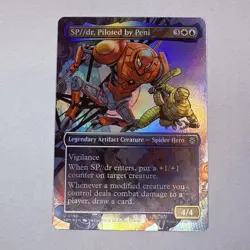 SP//dr, Piloted by Peni (Borderless) Marvel's Spider-Man Foil MTG NM - Image 1