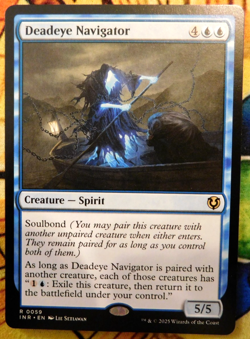 Deadeye Navigator; Regular; NM-unplayed; Innistrad Remastered - Image 1