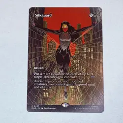 Silkguard (Borderless) Marvel Universe Eternal-Legal MTG NM - Image 1