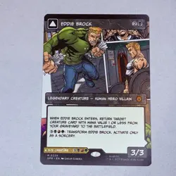 Eddie Brock (0224) (Borderless) Marvel's Spider-Man MTG NM - Image 1