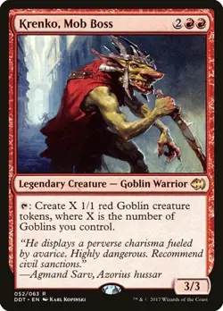 Krenko, Mob Boss DDT NM MTG - Image 1