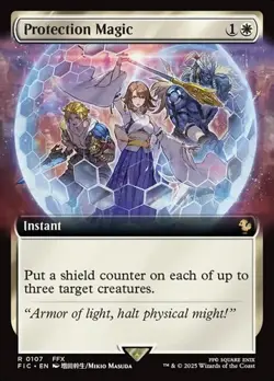 Protection Magic - Extended Art FIC NM MTG - Image 1