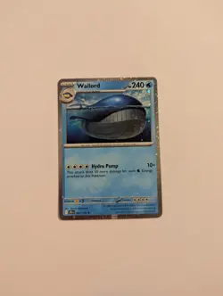 Pokemon Wailord 041/159 Cosmos Holo Mega Evolution Blister Promo NM - Image 1