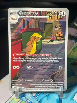 Gumshoos 153/132 Me01: Mega Evolution Holo Pokemon NM/Mint Fast Ship - Image 1