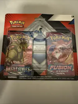 Pokemon Latios Collector's Pin Booster packs Fusion Strike and Battle Styles - Image 1
