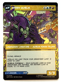 NORMAN OSBORN GREEN GOBLIN Borderless Foil - Spider-Man MTG Magic - Image 2