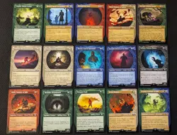 MTG LOTR Tales of Middle Earth Showcase Legendaries w/5 Rares NM/M Pack Fresh - Image 1