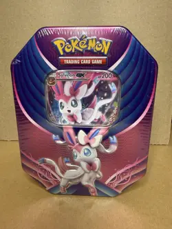 Sylveon GX Pokemon Evolution Celebrations Tin (2018) XY Evolutions - Brand New - Image 1