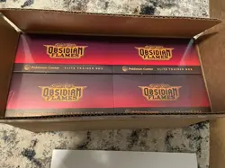 OBSIDIAN FLAMES POKEMON CENTER ELITE TRAINER BOX | Opened CASE 4x PC ETB - Image 1