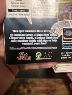 YuGiOh Saga of Blue-Eyes White Dragon Structure Deck Unlimited Edition Sealed - Image 5